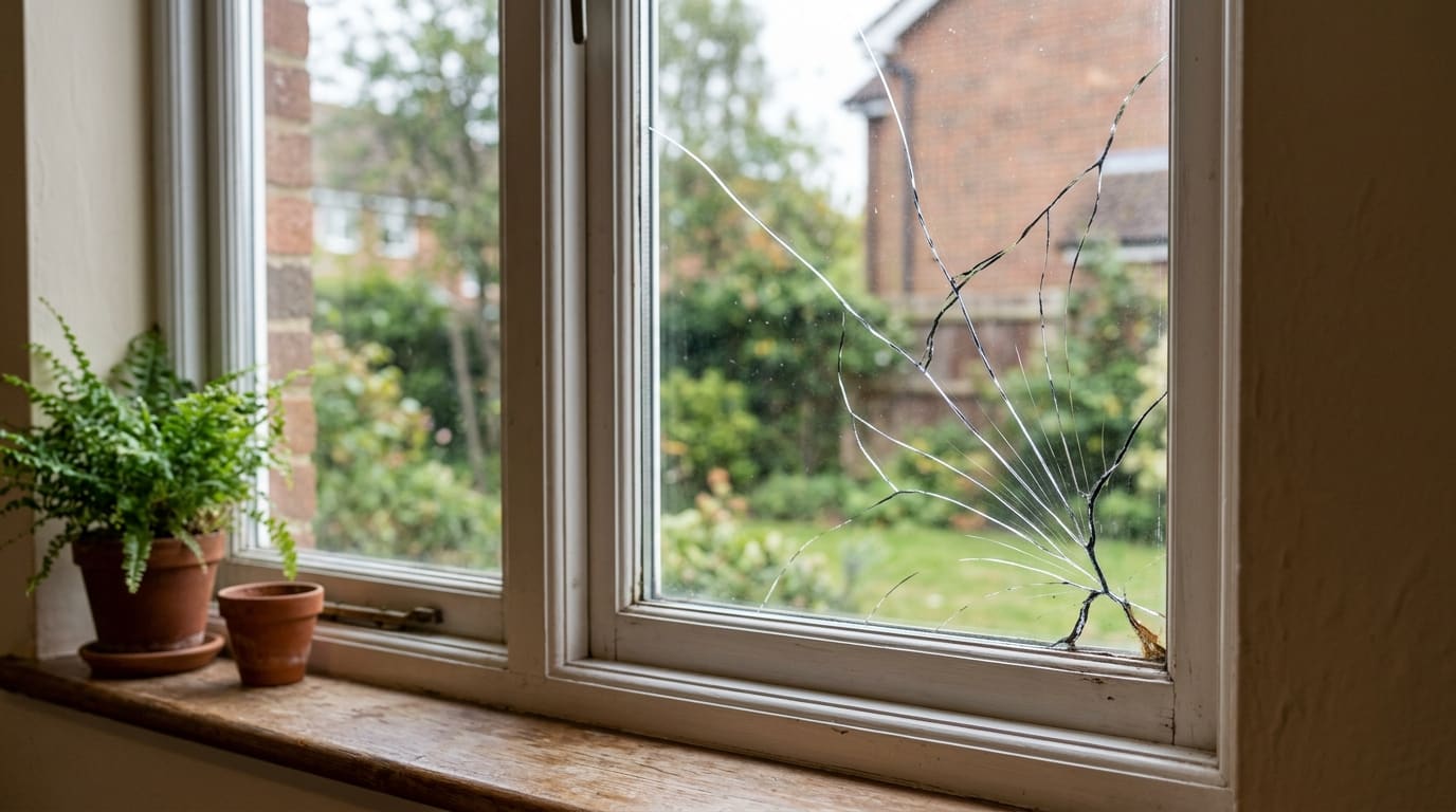 What Causes Window Glass to Crack Without Impact? 7 Common Causes