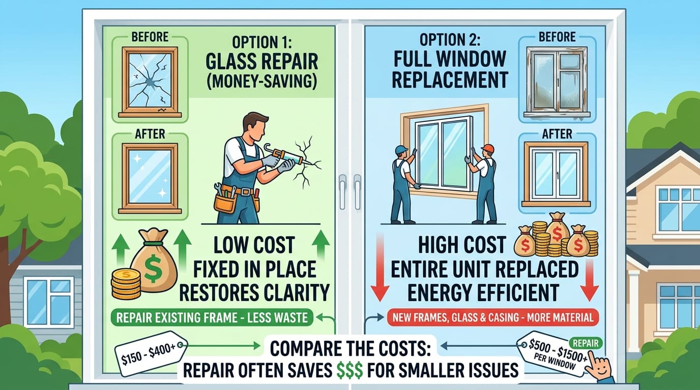 How Much Does Window Glass Repair Cost? 2026 Price Guide
